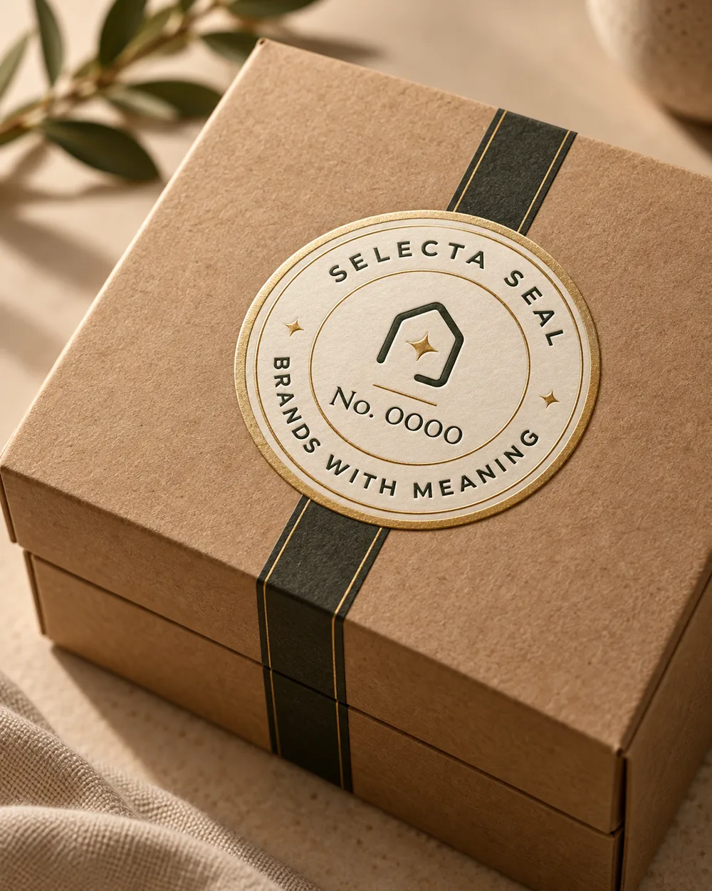 Caja de envío con el Sello Selecta
